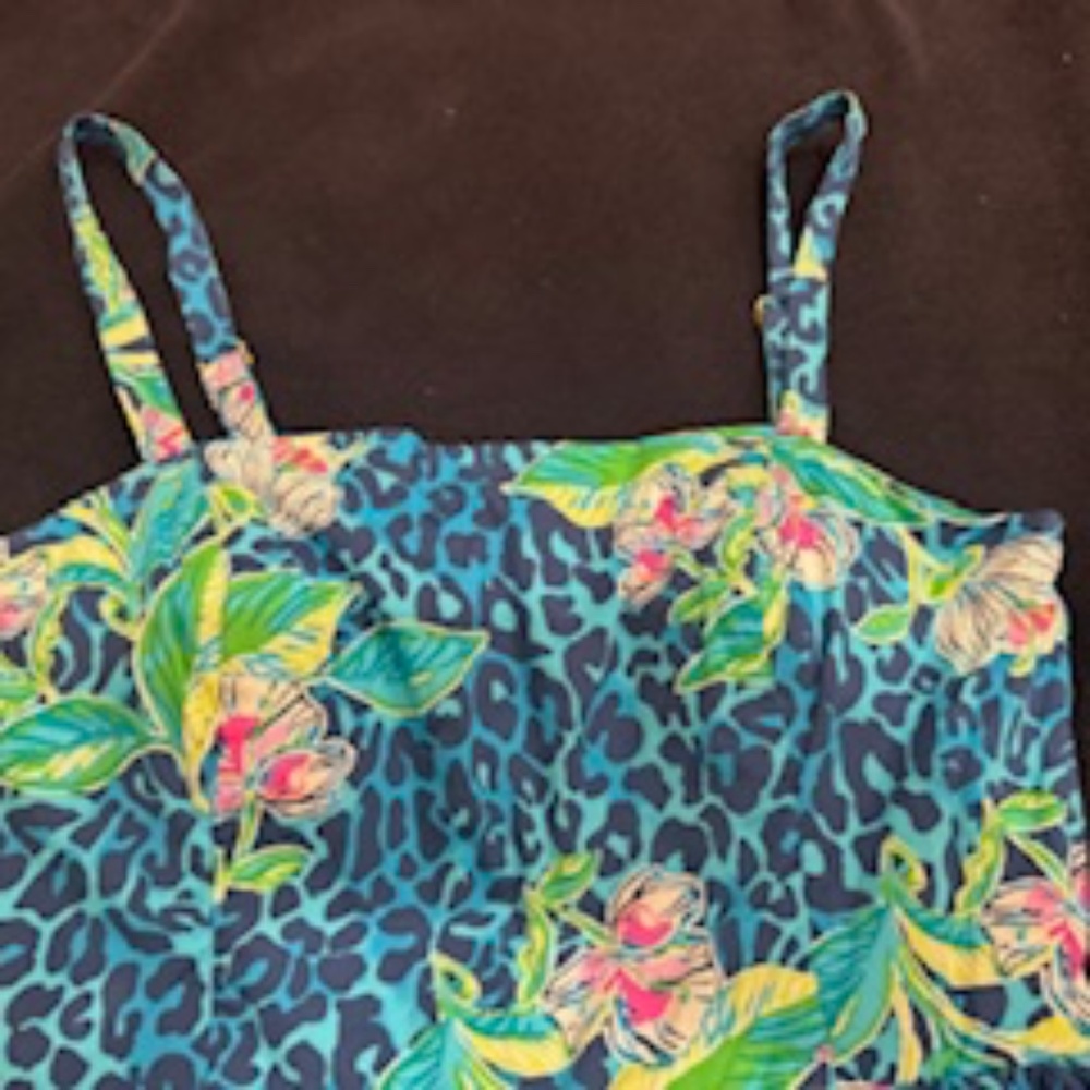 Lilly Pulitzer Alision Dress- Pockets! Formentera Turquoise Hot On The Spot, 4 - Picture 3 of 7